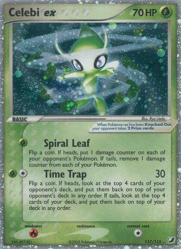 Pokemon: Celebi ex - 117/115 - Unseen Forces - VGMX