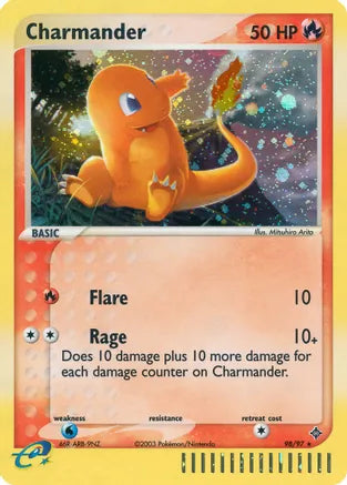 Charmander #98 Pokemon Dragon
