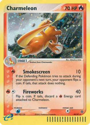 Charmeleon #99 Pokemon Dragon