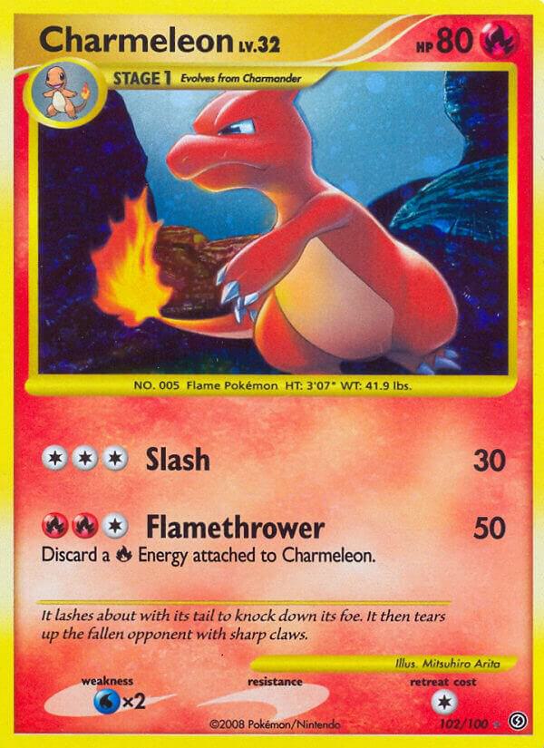 Pokemon: Charmeleon - 102/100 - Stormfront - VGMX