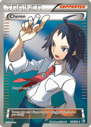 Cheren (148 Full Art) - Boundaries Crossed (BCR)