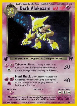 Dark Alakazam (1) - Team Rocket (TR)