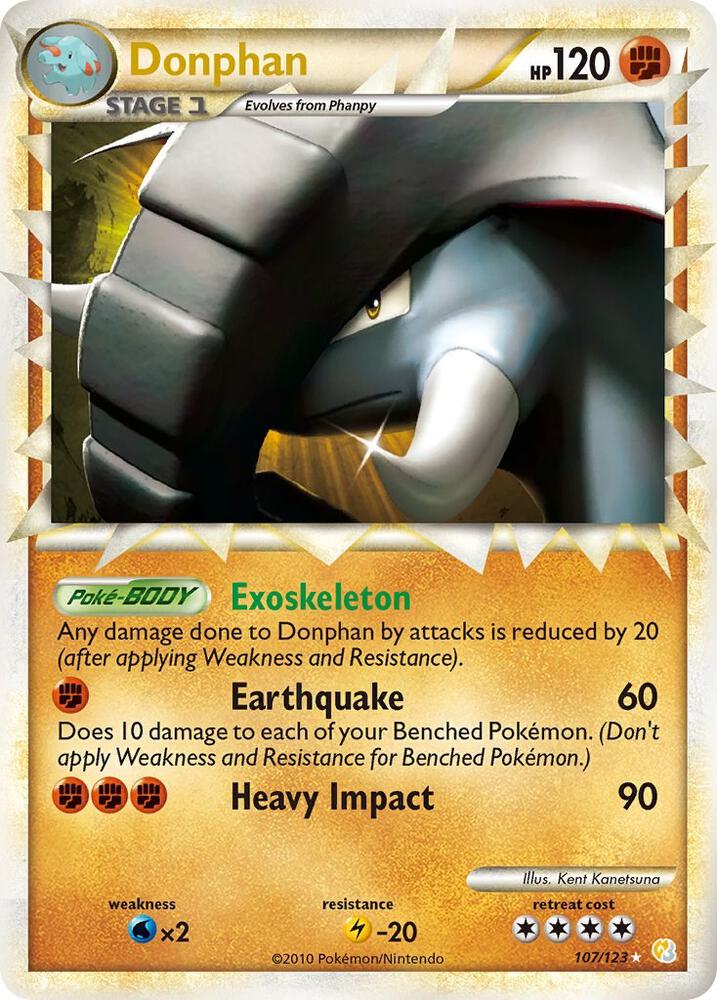 Donphan (Prime) - 107/123 - HeartGold SoulSilver