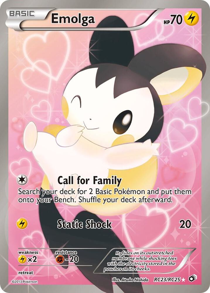 Pokemon: Emolga RC23/RC25 - Generations: Radiant Collection