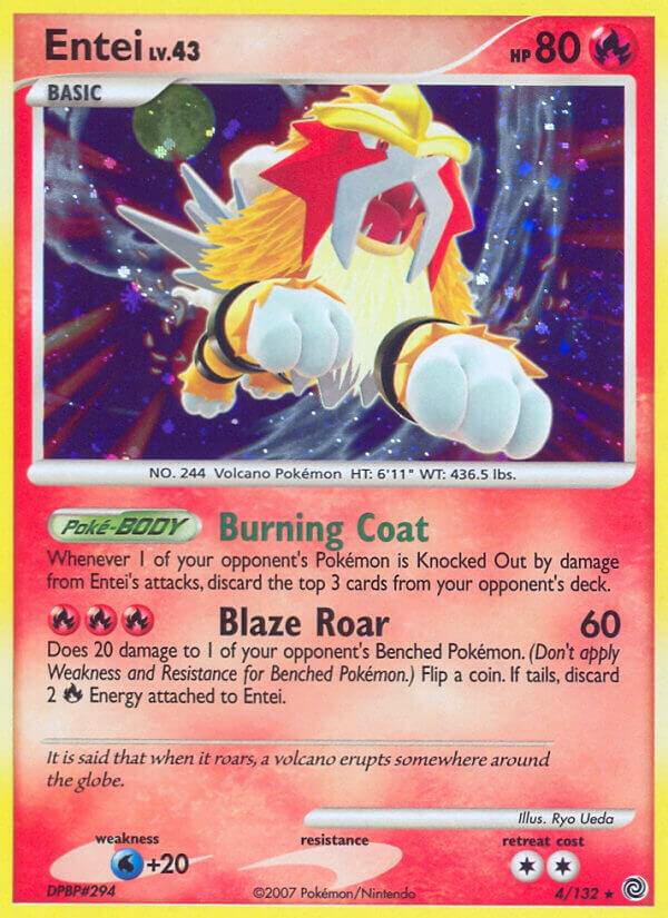 Pokémon: Entei - 4/132 - Secret Wonders - VGMX
