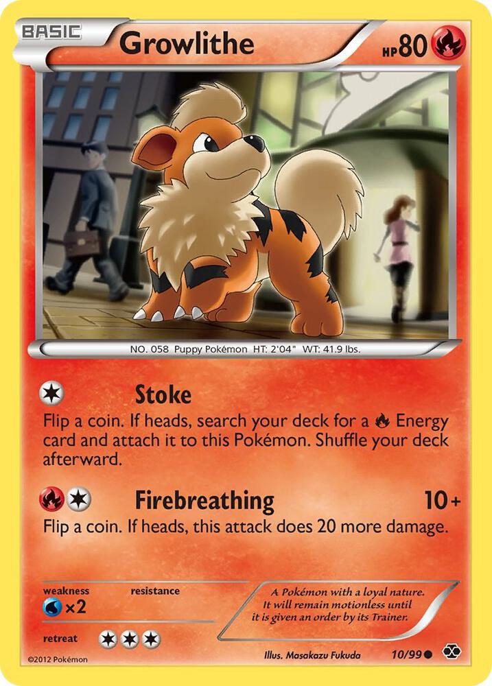 Pokémon: Growlithe - 10/99 - Next Destinies - VGMX
