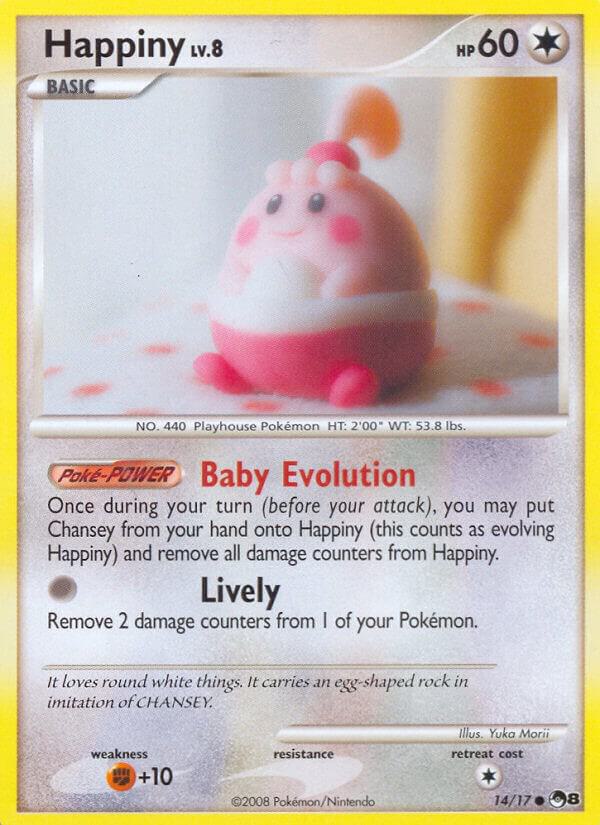 Pokémon: Happiny - 14/17 - POP Series 8