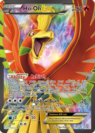 Ho-Oh Ex (119 Full Art) - Dragons Exalted (DRX)