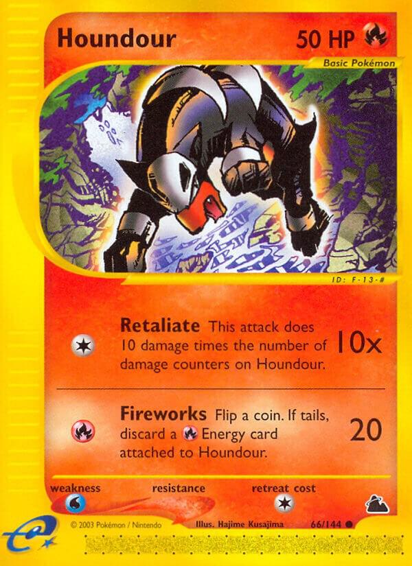 Pokémon: Houndour - 66/144 - Skyridge - VGMX