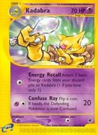 Pokémon: Kadabra (Rev. Foil) - 84/165 - Expedition