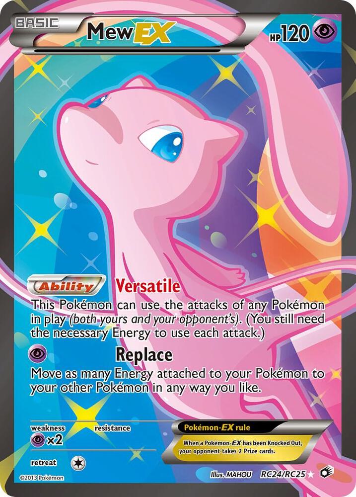 Pokemon: Mew EX (Full Art) RC24/RC25 - Legendary Treasures: Radiant Collection - VGMX