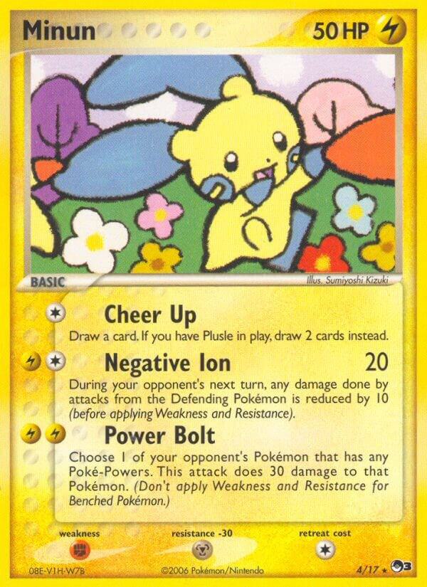 Pokemon: Minun - 4/17 - POP Series 3 - VGMX