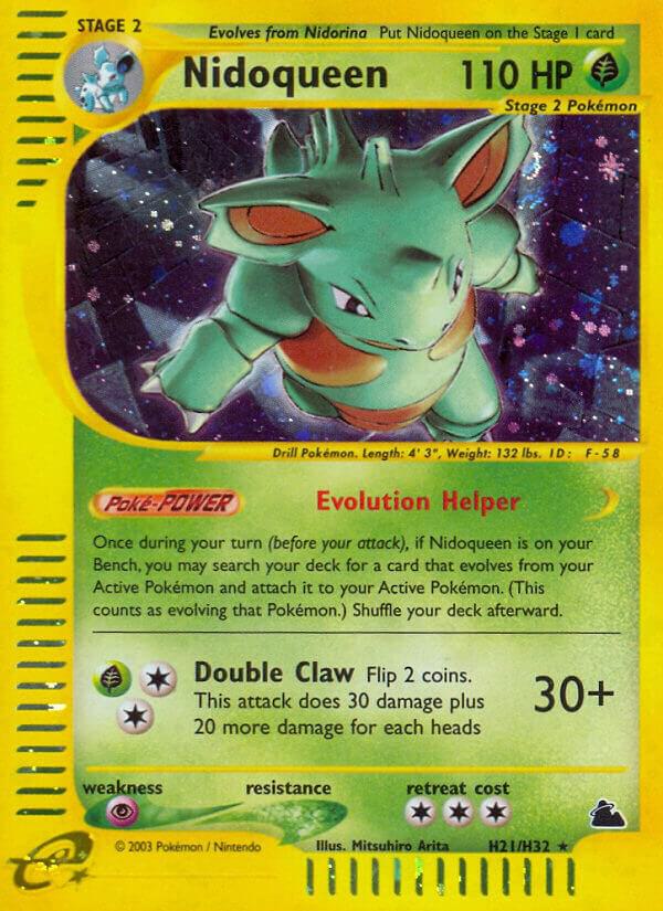 Pokemon: Nidoqueen H21/H32 - Skyridge - VGMX