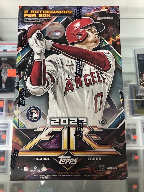 2022 TOPPS FIRE BASEBALL HOBBY BOX