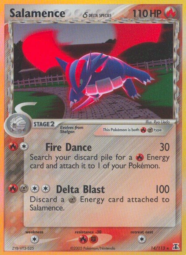 Pokemon: Salamence (Delta Species) 14/113 - Delta Species - VGMX