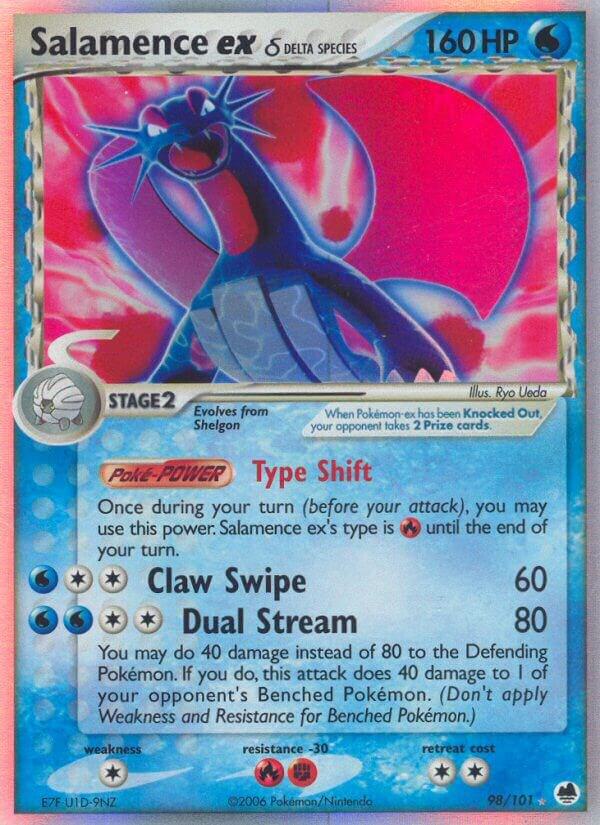 Pokémon: Salamence ex (Delta Species) - 98/101 - EX Dragon Frontiers - VGMX