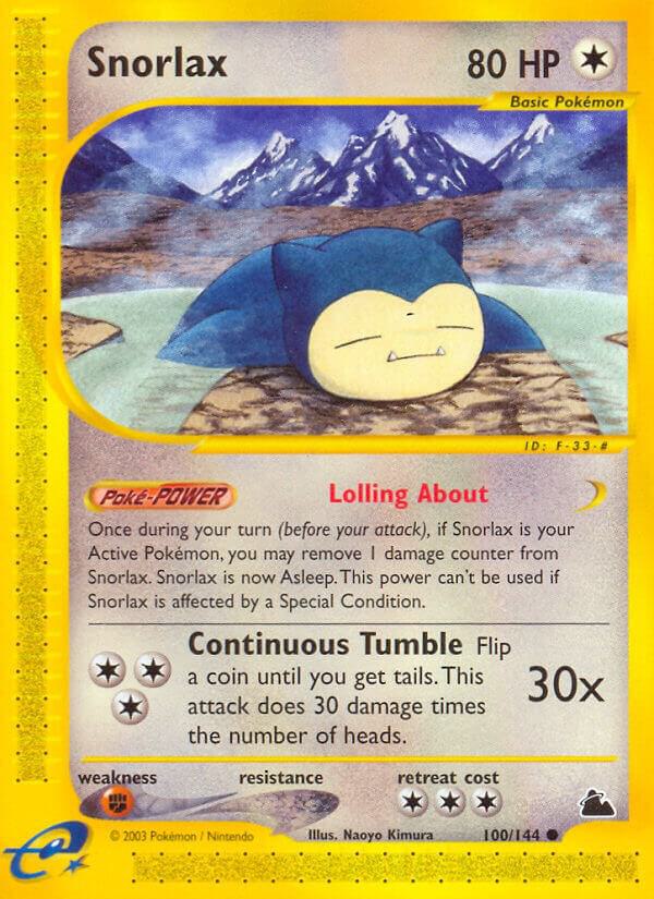 Pokémon: Snorlax - 100/144 - Skyridge - VGMX