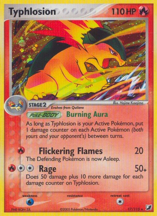 Pokemon: Typhlosion 17/115 - Unseen Forces - VGMX
