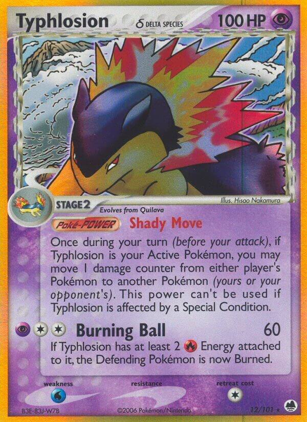 Pokemon: Typhlosion (Delta Species) - Dragon Frontiers - VGMX