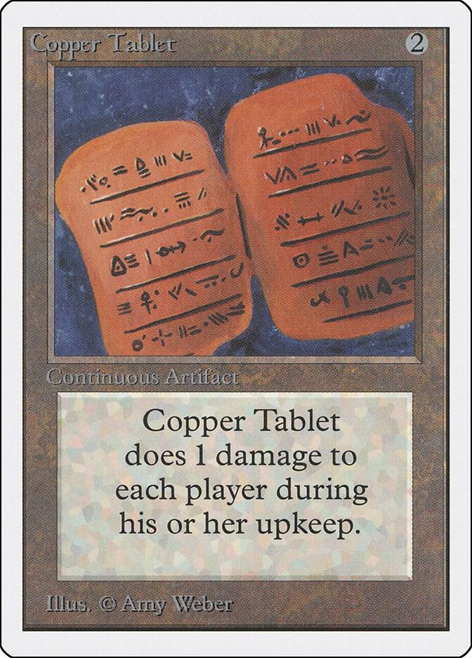 Magic: The Gathering: Copper Tablet - Unlimited Edition - VGMX