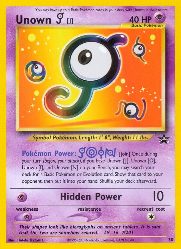 Pokémon: Unown [J] - 38 - WoTC Promo