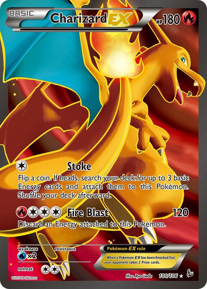 Charizard EX (100 Full Art) - XY - Flashfire