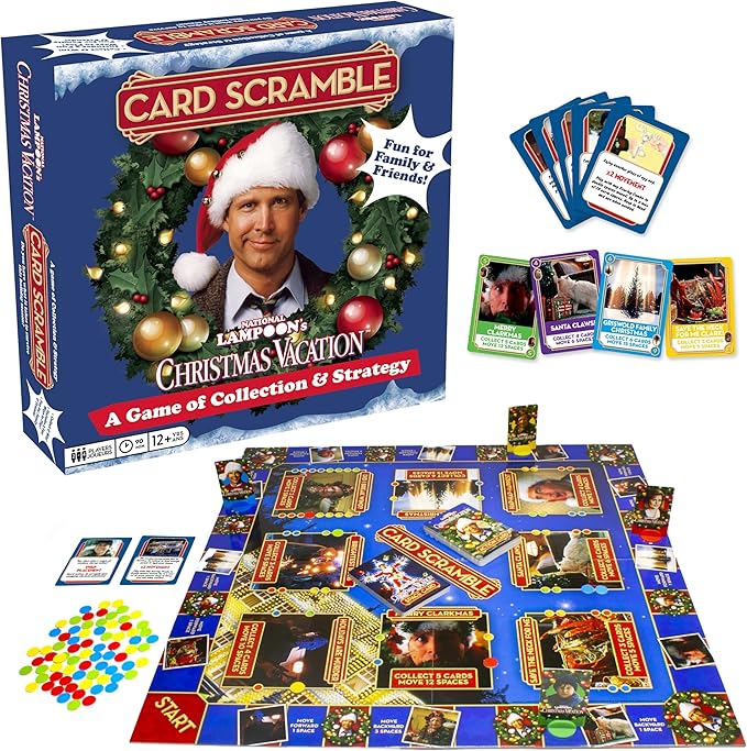 Christmas Vacation Card Scramble Board Game - VGMX