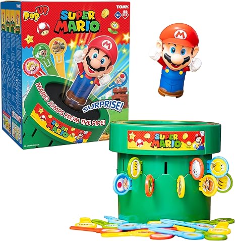 TOMY Pop Up Super Mario Board Game