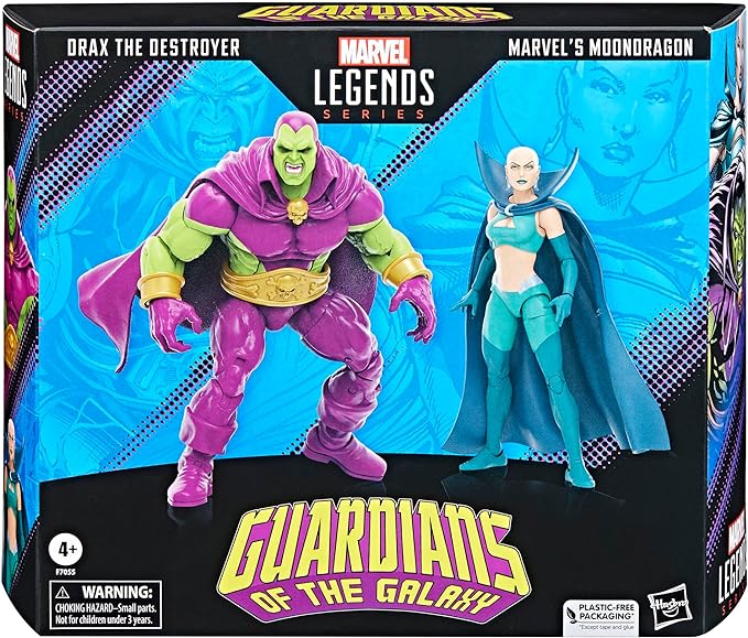 MARVEL Legends Series Drax The Destroyer Moondragon, 2 Comics-Inspired 6 Inch Action Figures
