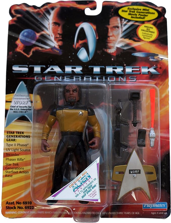 Star Trek: Generations| Lieutenant Commander Worf Action Figure