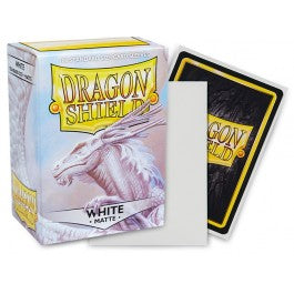 Dragon Shield Sleeves: Standard Matte - White 100CT - VGMX