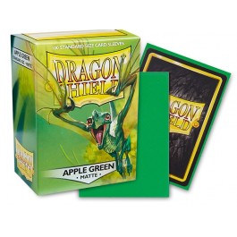 Dragon Shield 100ct Box - Apple Green Matte Sleeves - VGMX