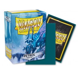 Dragon Shield Sleeves: Standard Matte - Petrol 100CT - VGMX
