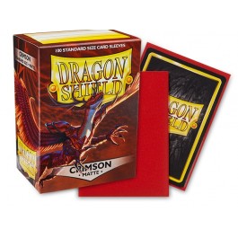 Dragon Shield Sleeves: Standard Matte - Crimson 100CT - VGMX