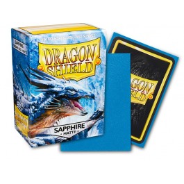 Dragon Shield Sleeves: Standard Matte - Sapphire 100CT - VGMX