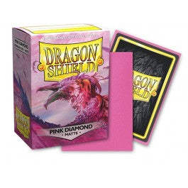Dragon Shield Sleeves: Standard Matte - Pink Diamond 100CT - VGMX