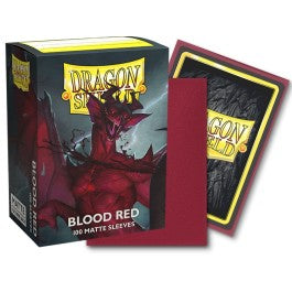 Dragon Shield Sleeves: Standard Matte - Blood Red 100CT - VGMX