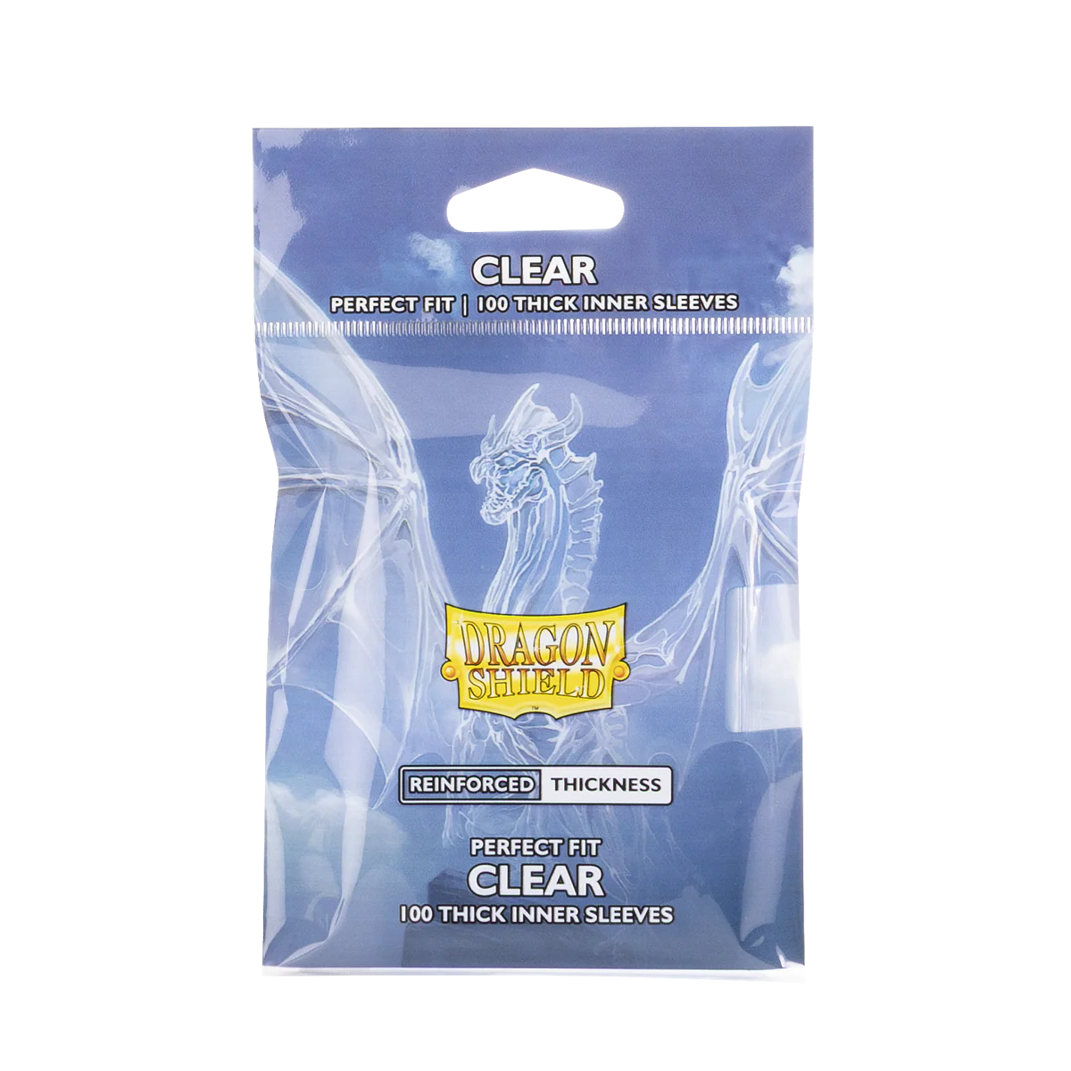 Dragon Shield: Perfect Fit Thick Inner Sleeves (Clear) - 100 CT - VGMX