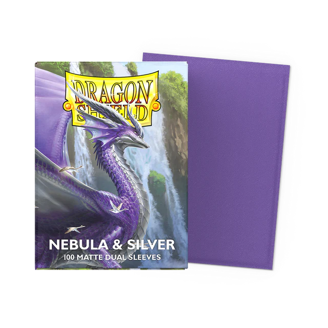 Dragon Shield: Standard Matte Dual - Nebula and Silver  100CT - VGMX
