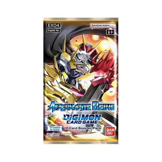 Digimon Card Game: Alternative Being Booster Pack (EX-04)