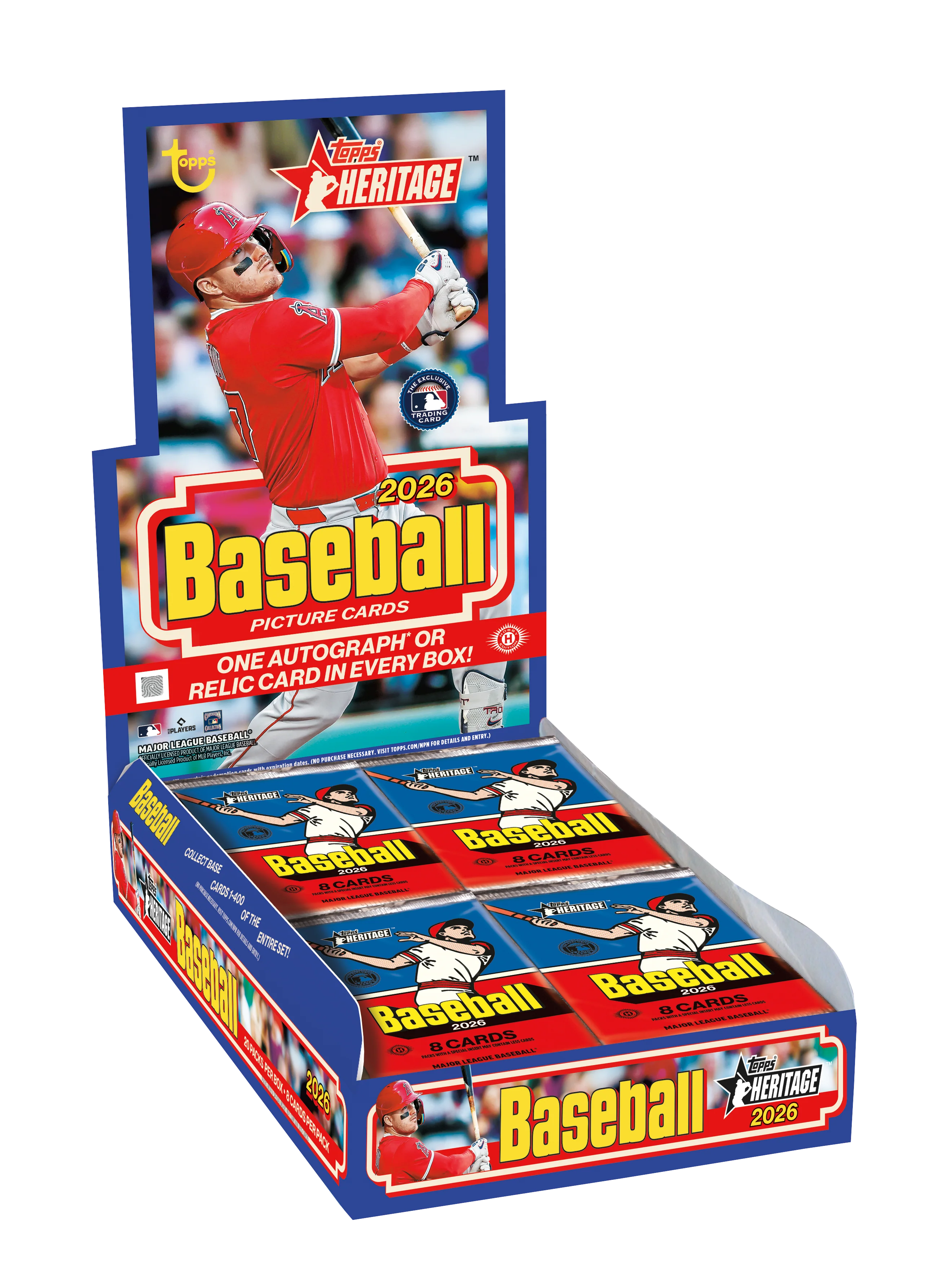 2026 Topps Heritage Baseball - Hobby Box - VGMX