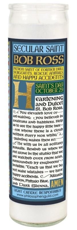 Bob Ross Secular Saint Candle - VGMX