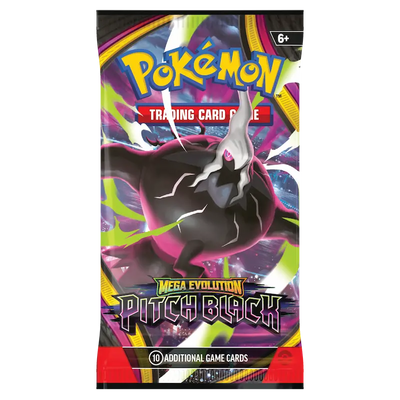 Pokémon: Mega Evolution Pitch Black - Booster Pack (Limit 6 Packs Per Customer)