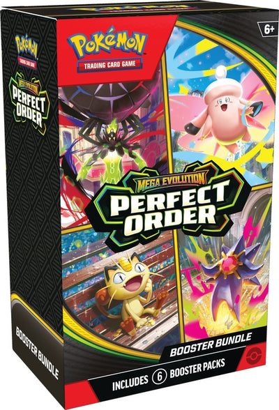 Pokémon| Mega Evolution: Perfect Order - Booster Bundle (Limit 1 Per Customer)