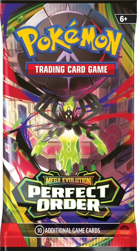 Pokémon| Mega Evolution: Perfect Order - Booster Pack (Styles May Vary) - VGMX