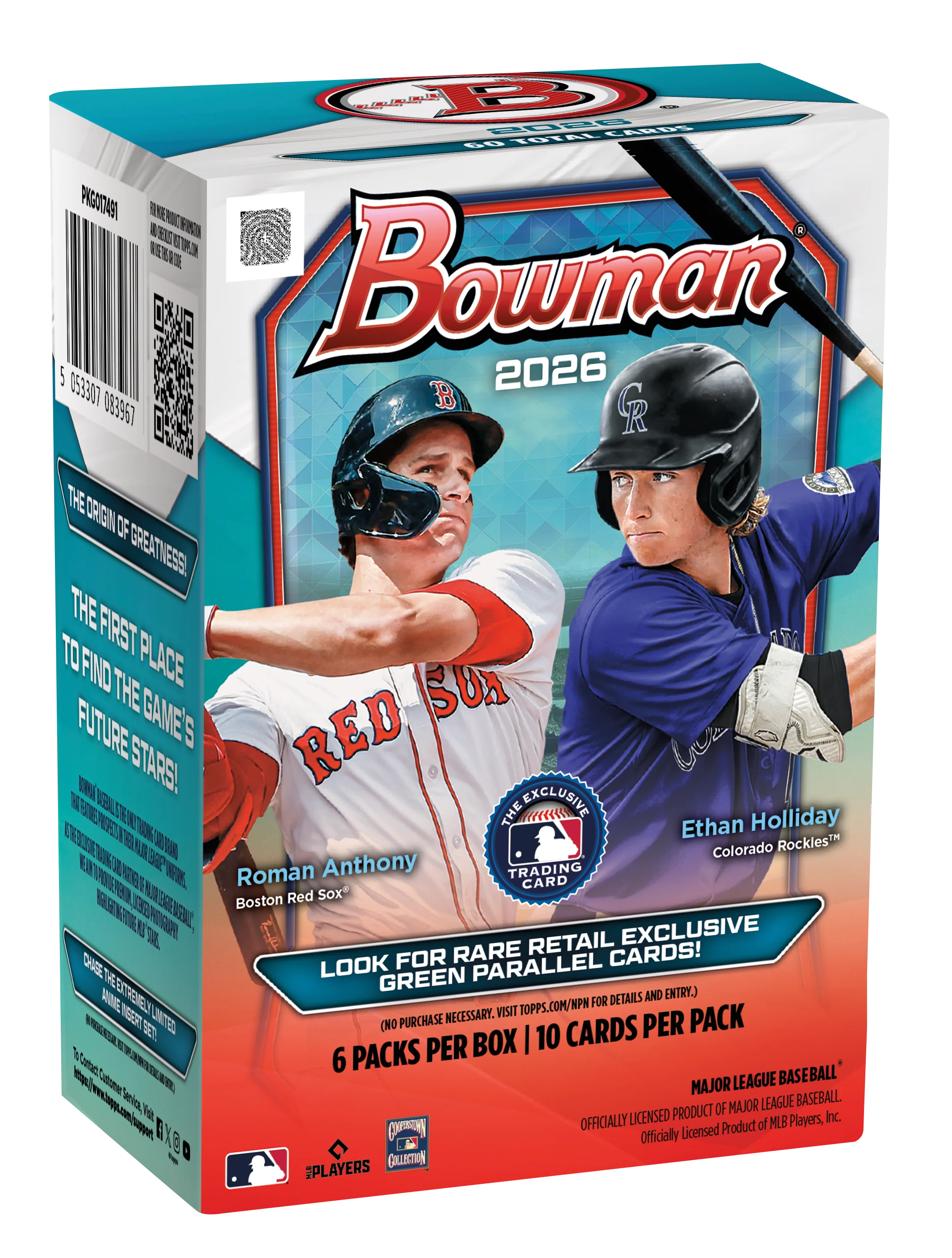 2026 Bowman MLB Baseball - Value Box - VGMX