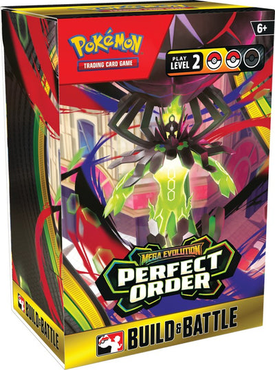 Pokémon| Mega Evolution: Perfect Order - Build and Battle Box (Limit 1 Per Customer)