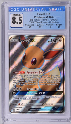 Pokemon: Eevee GX - Black Star Promos - CGC 8.5 - VGMX