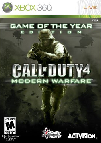 Call of Duty 4 Modern Warfare [Game of the Year]  Xbox 360 - Used Games