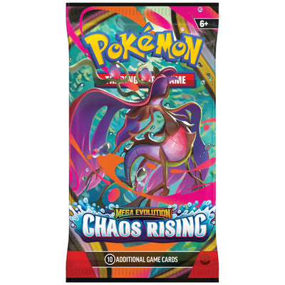 Pokémon| Mega Evolutions: Chaos Rising - Booster Pack (Limit 6 Per Customer)